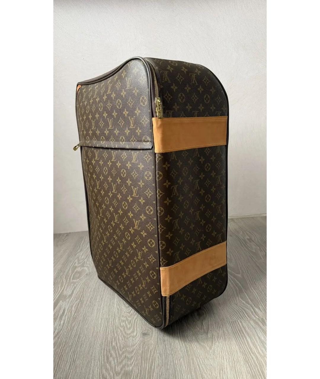 LOUIS VUITTON Коричневый чемодан, фото 5