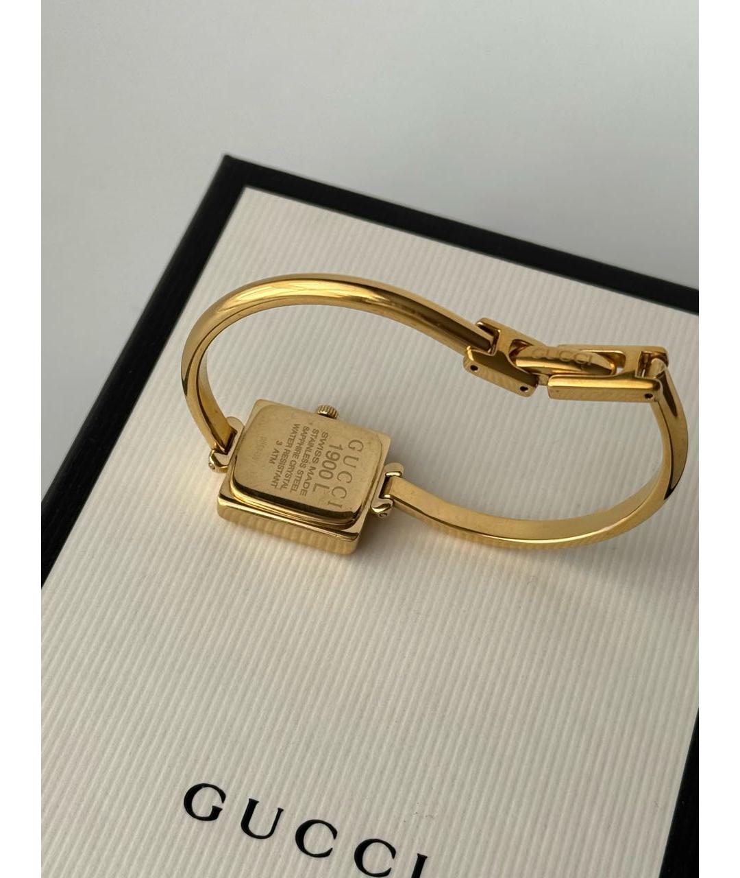 GUCCI Золотые позолоченные часы, фото 4