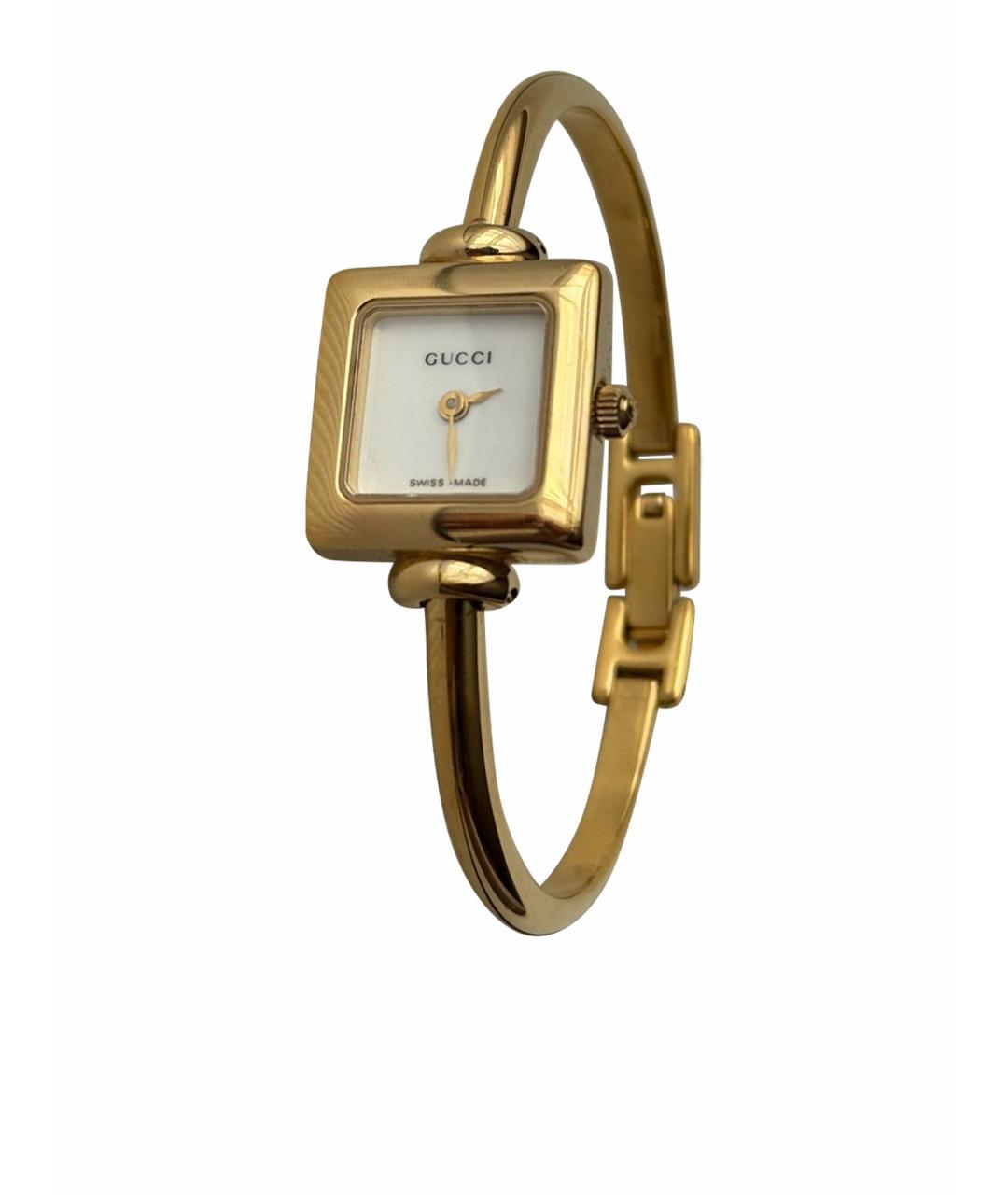 GUCCI Золотые позолоченные часы, фото 5