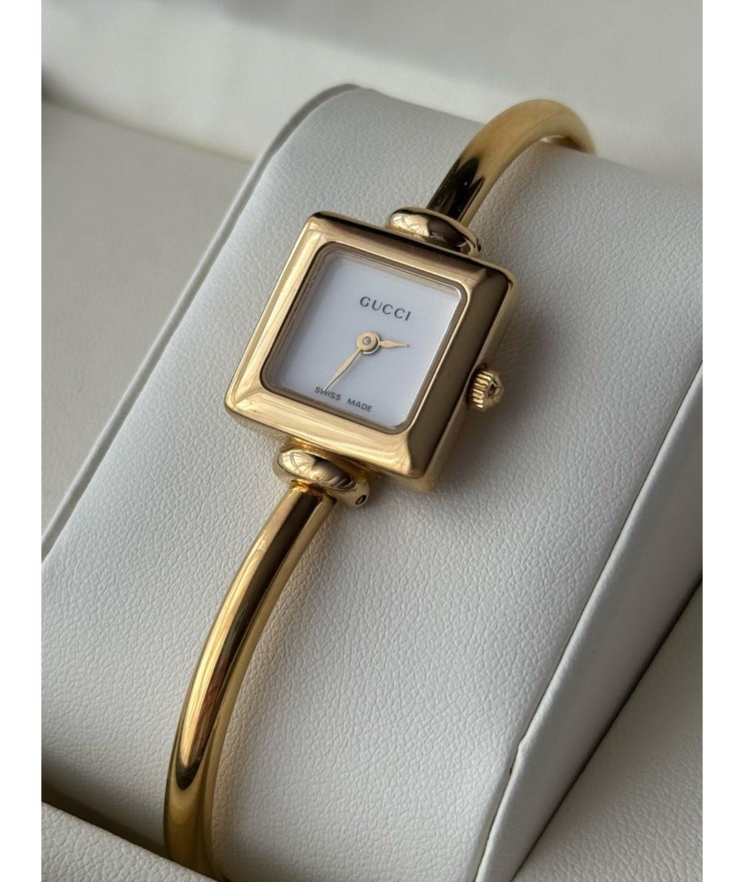 GUCCI Золотые позолоченные часы, фото 2