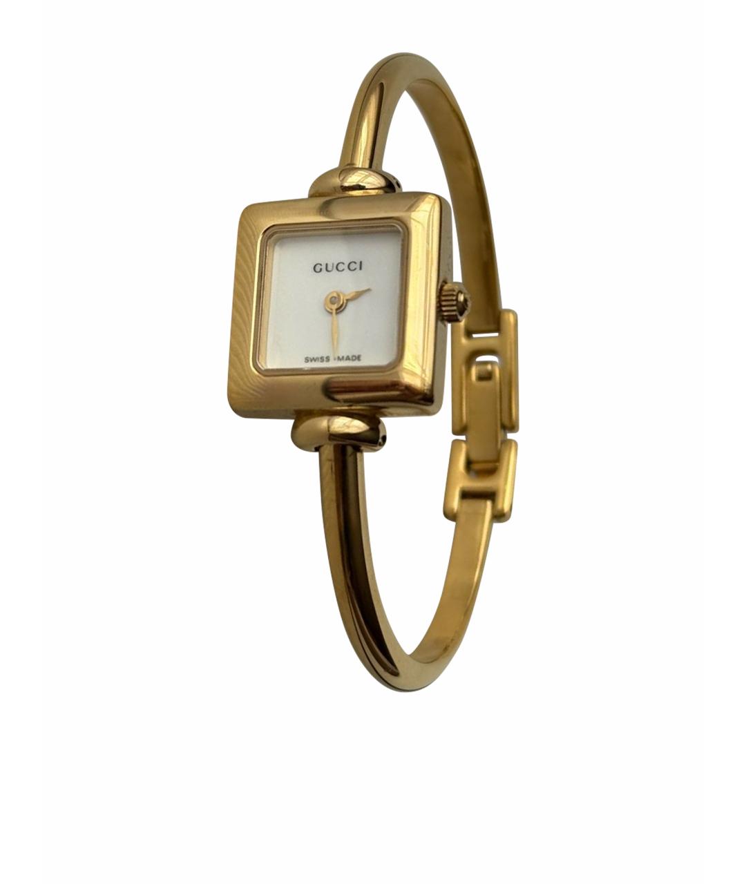 GUCCI Золотые позолоченные часы, фото 1