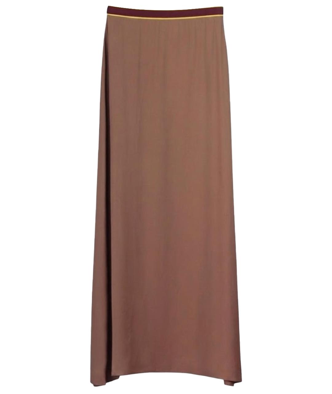 MARNI Бежевая вискозная юбка макси, фото 1