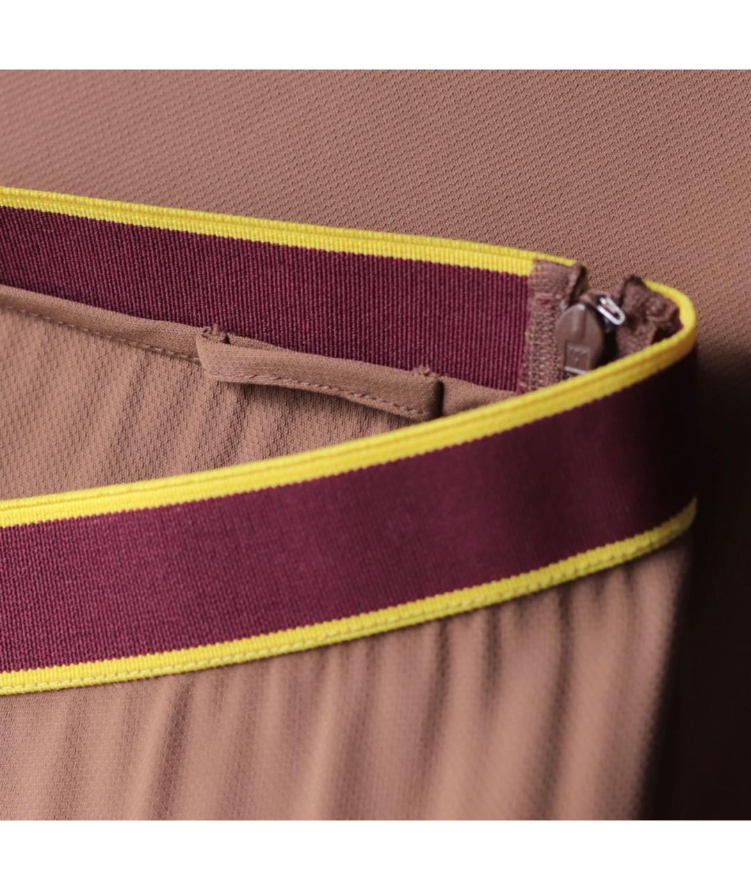 MARNI Бежевая вискозная юбка макси, фото 5