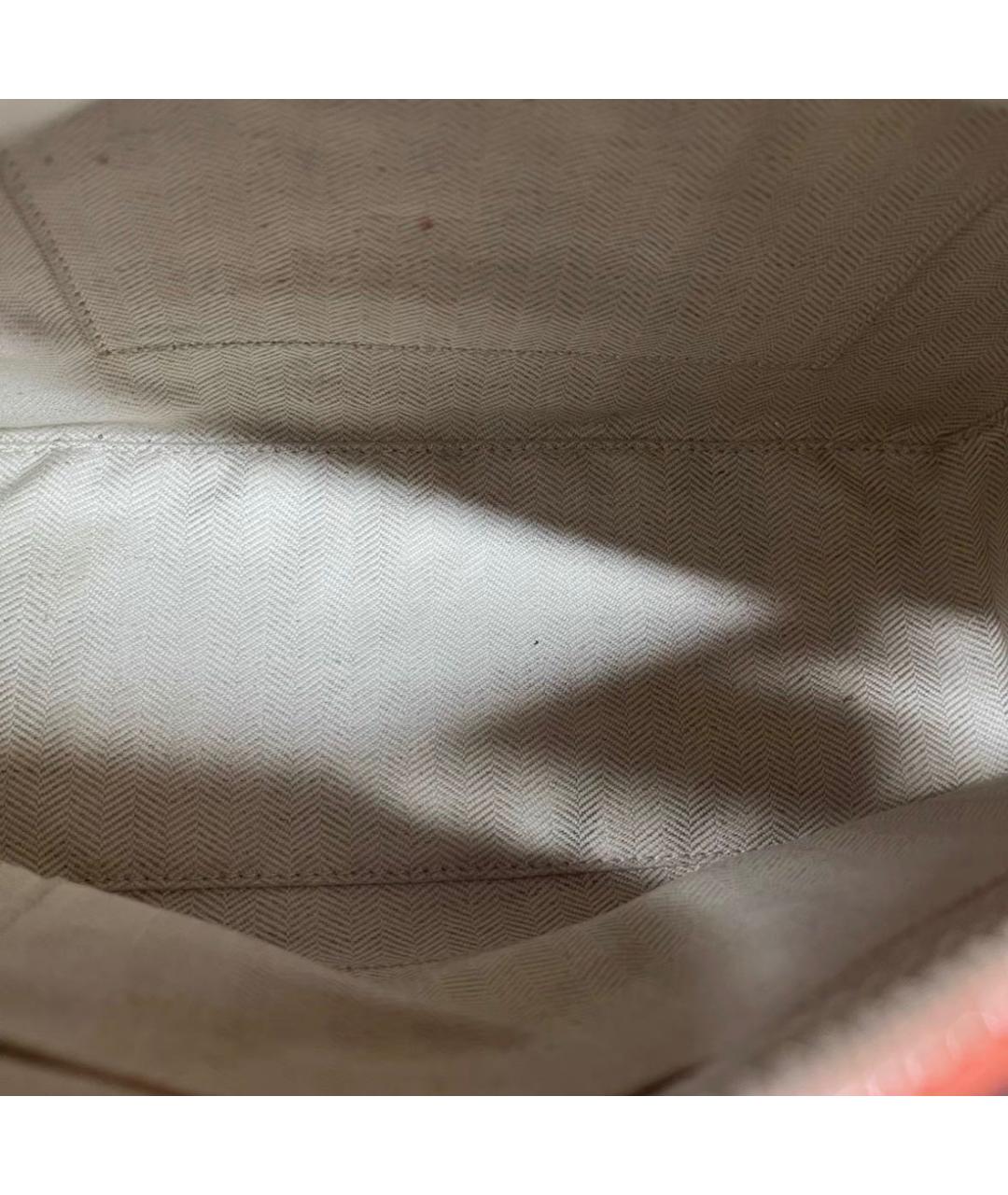 LOEWE Оранжевая кожаная сумка через плечо, фото 4