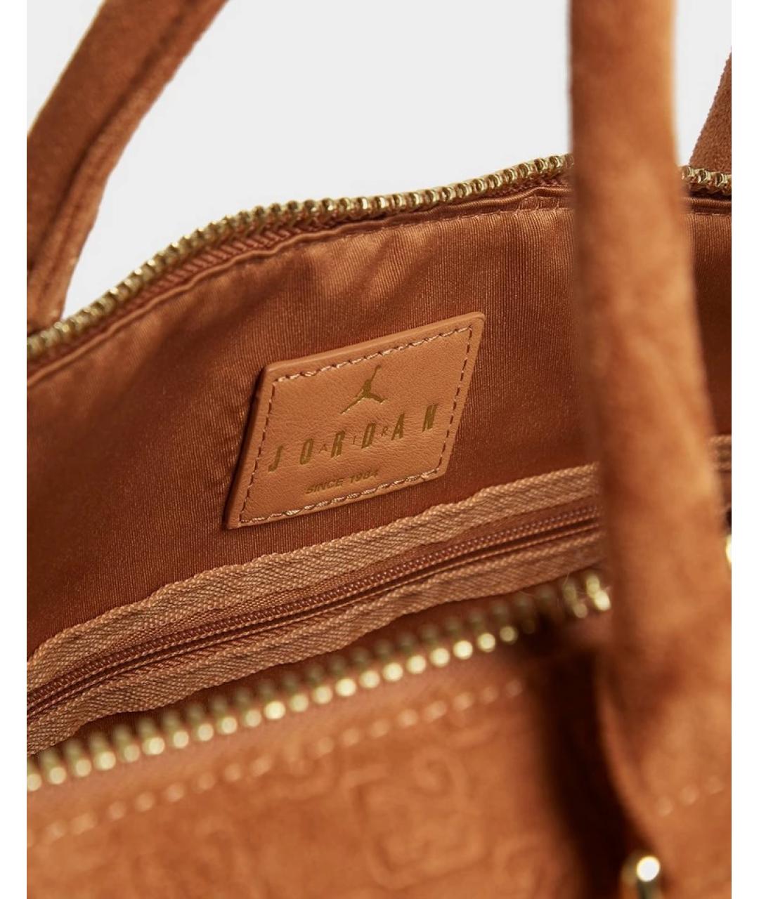 JORDAN Бежевая дорожная/спортивная сумка, фото 6