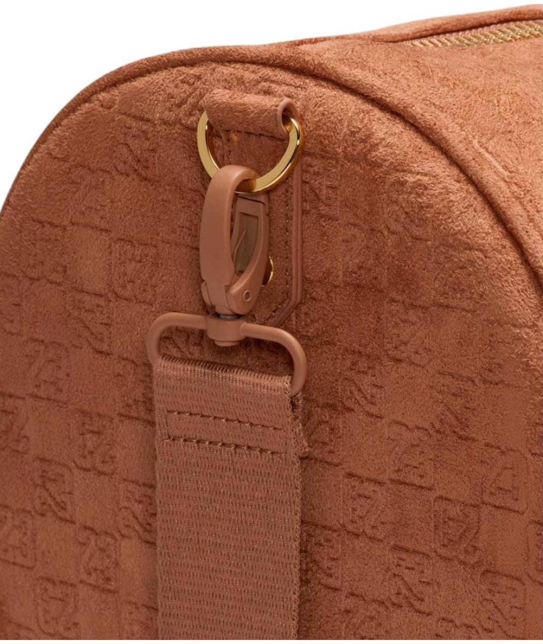 JORDAN Бежевая дорожная/спортивная сумка, фото 5