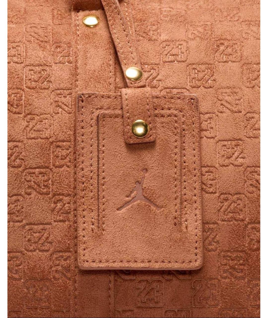 JORDAN Бежевая дорожная/спортивная сумка, фото 4