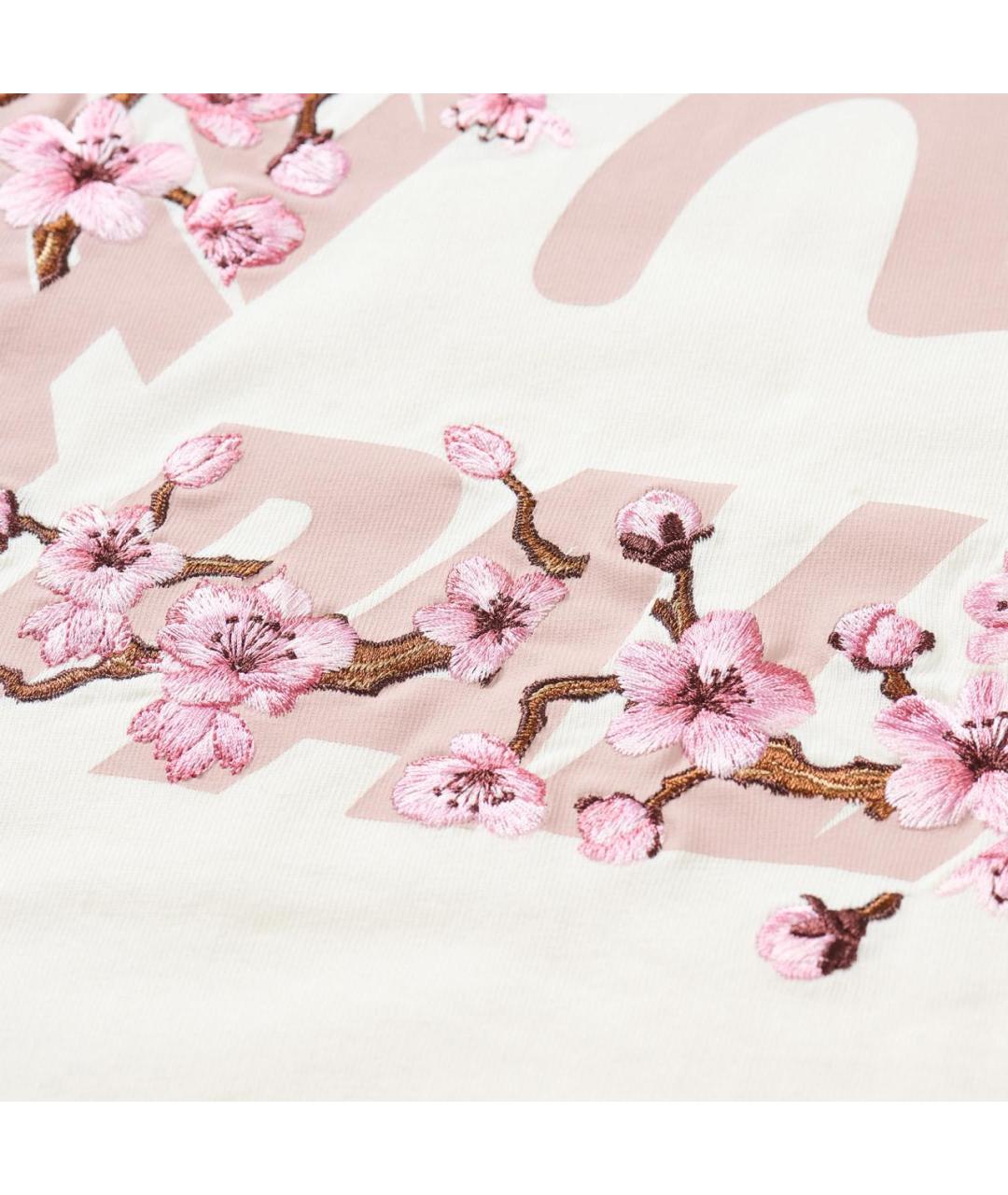 PALACE Бежевая хлопковая футболка, фото 3