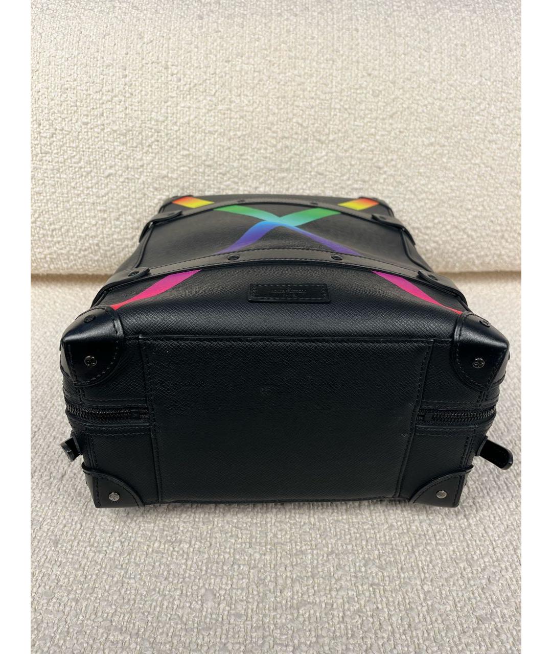 LOUIS VUITTON Черный кожаный рюкзак, фото 7