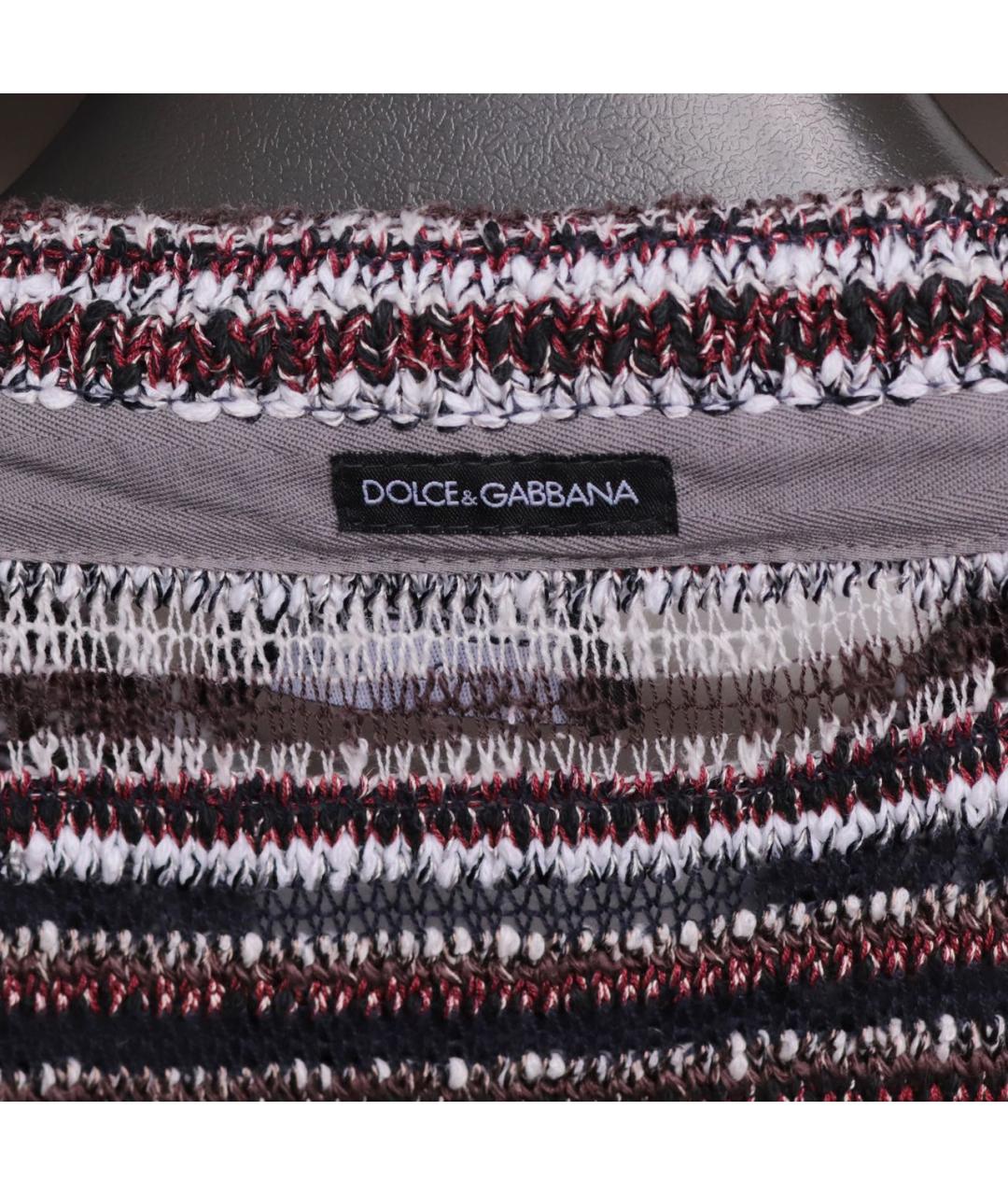 DOLCE&GABBANA Мульти хлопковый джемпер / свитер, фото 4