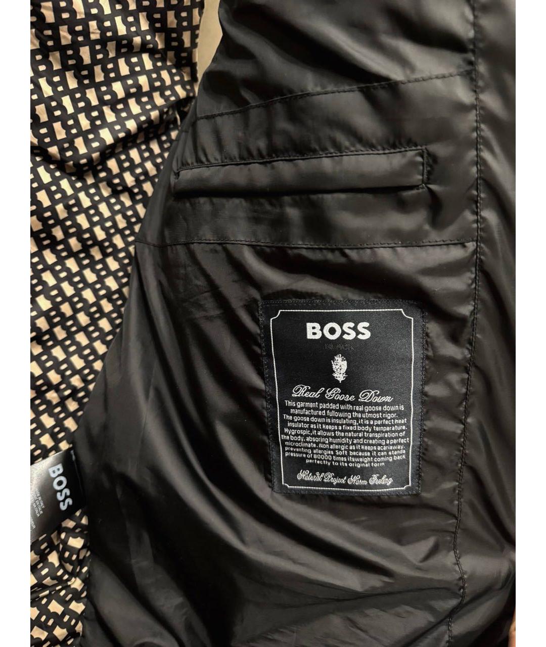 HUGO BOSS Черный полиэстеровый жилет, фото 8