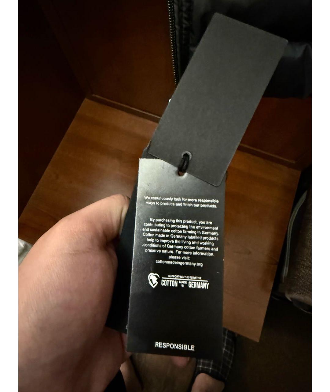 HUGO BOSS Черный полиэстеровый жилет, фото 4