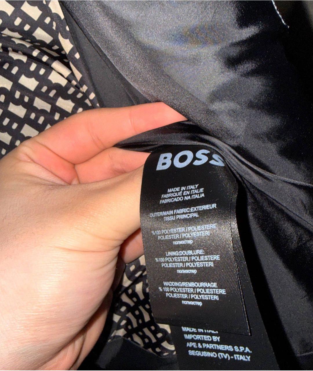 HUGO BOSS Черный полиэстеровый жилет, фото 5