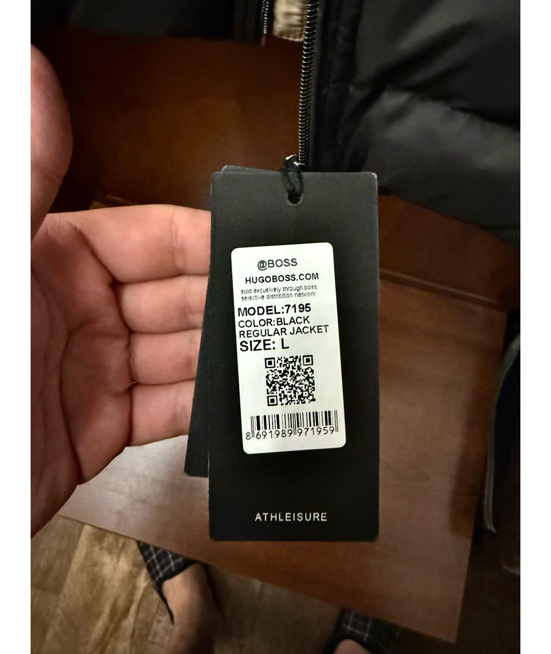 HUGO BOSS Черный полиэстеровый жилет, фото 3