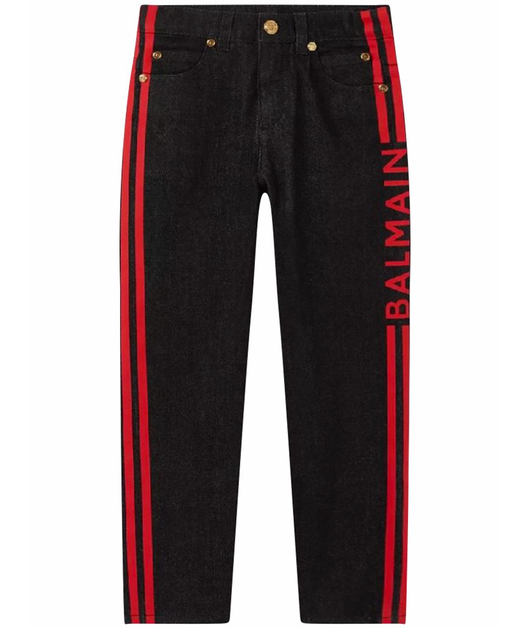 BALMAIN Серые хлопковые детские джинсы, фото 1