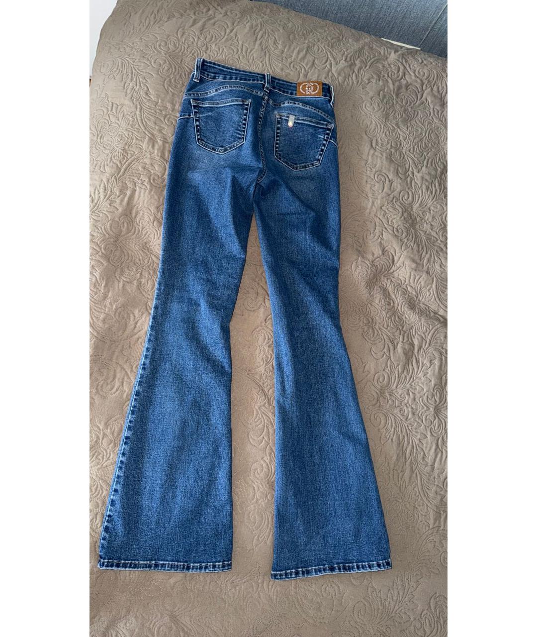 LIU JO Синие хлопковые джинсы слим, фото 2