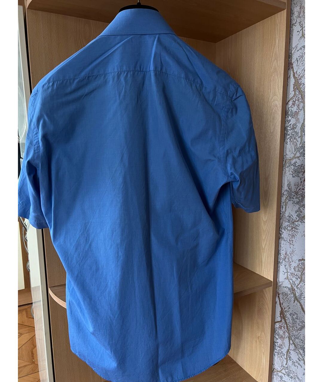PAL ZILERI Голубая хлопковая кэжуал рубашка, фото 2