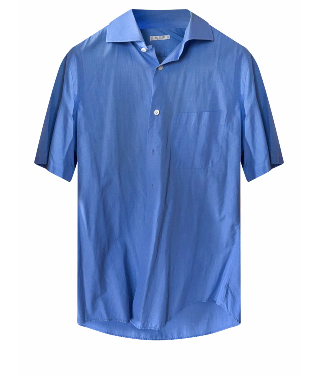 PAL ZILERI Голубая хлопковая кэжуал рубашка, фото 1