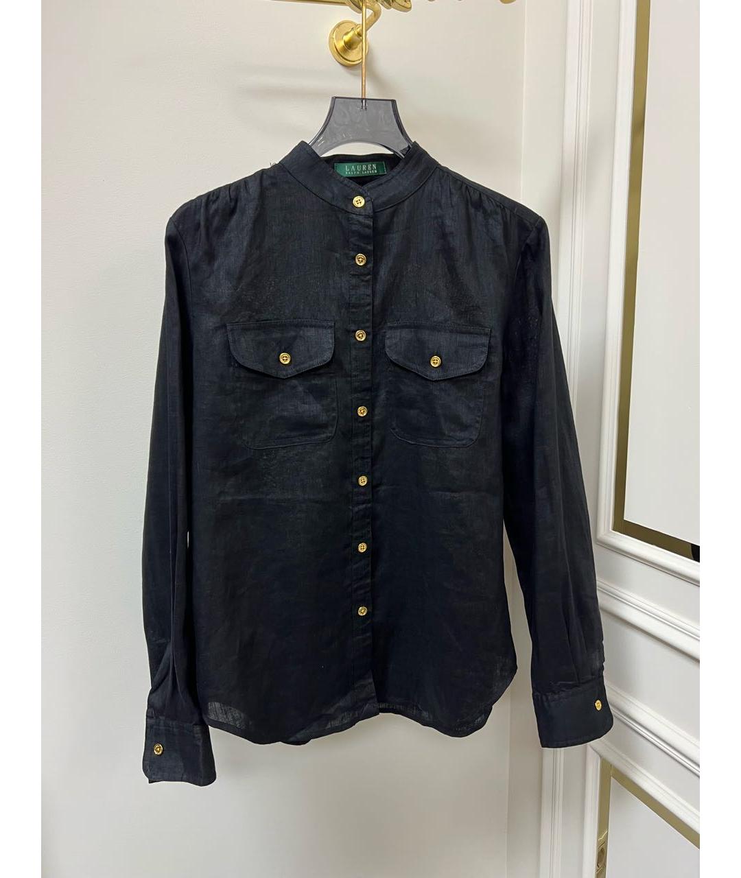 RALPH LAUREN Черная рубашка, фото 2