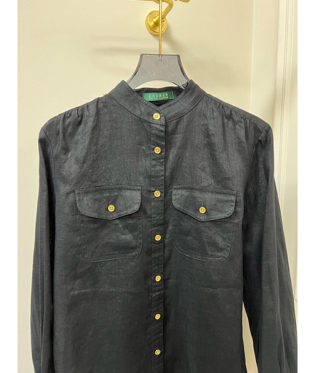 RALPH LAUREN Черная рубашка, фото 5