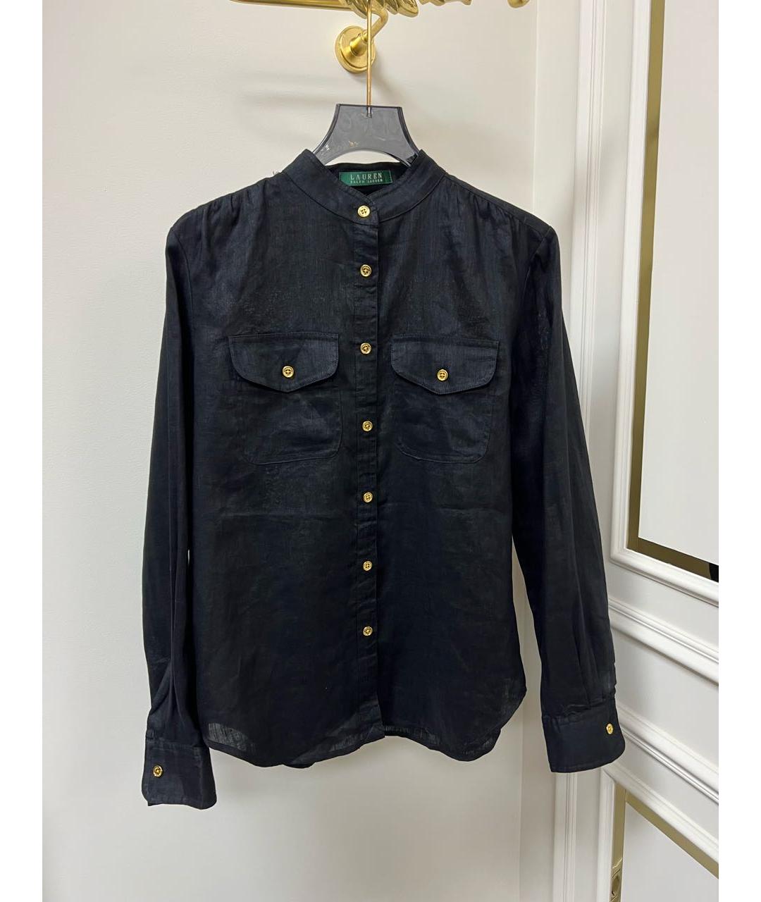 RALPH LAUREN Черная рубашка, фото 7