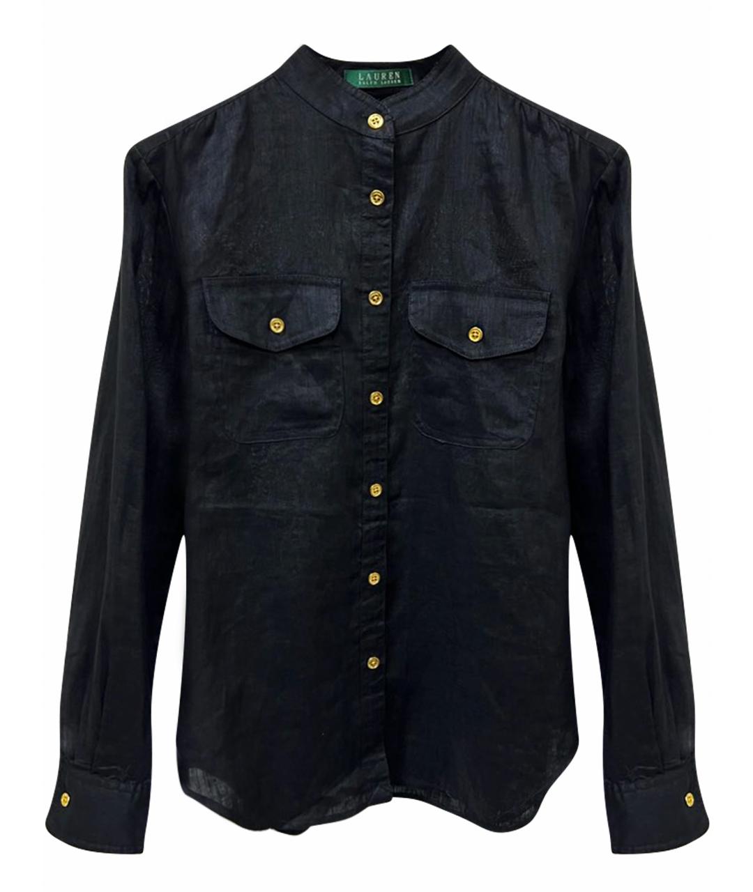 RALPH LAUREN Черная рубашка, фото 8