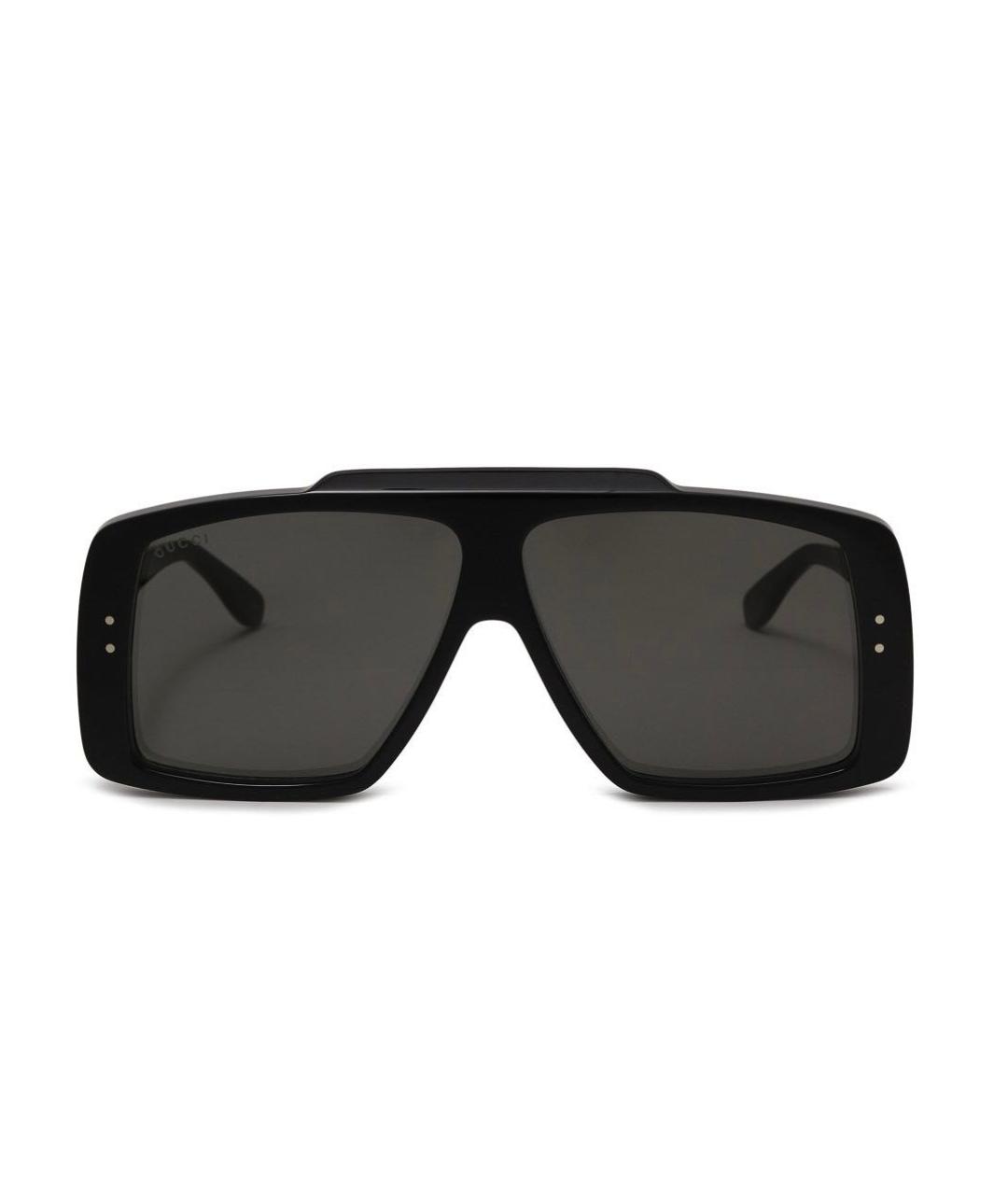 GUCCI Черные пластиковые солнцезащитные очки, фото 2