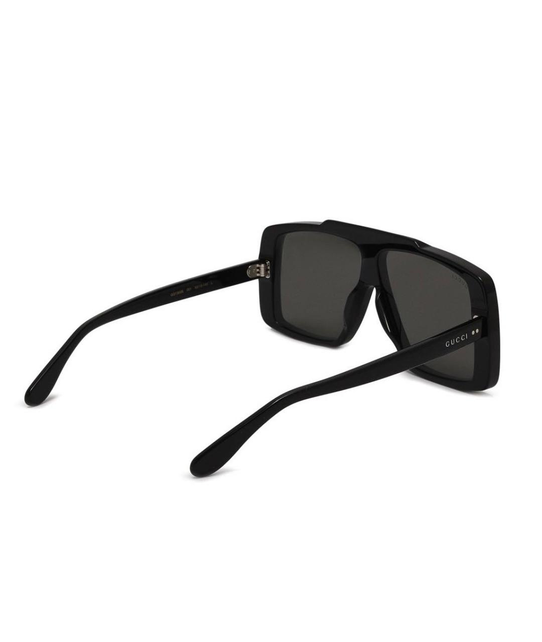 GUCCI Черные пластиковые солнцезащитные очки, фото 3