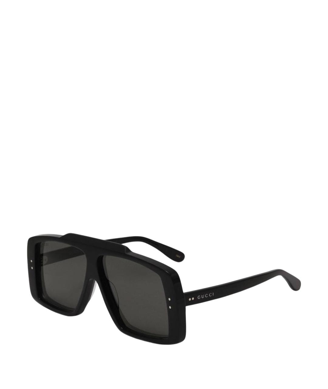 GUCCI Черные пластиковые солнцезащитные очки, фото 1
