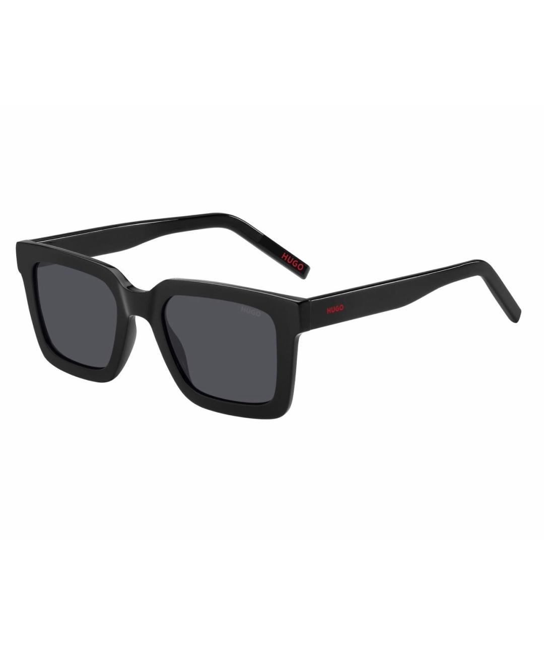HUGO Черные пластиковые солнцезащитные очки, фото 7