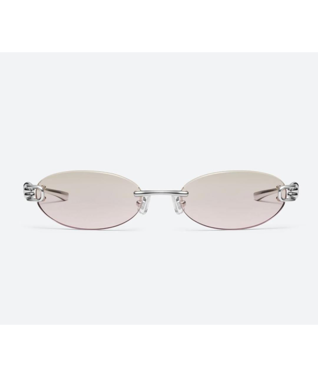 GENTLE MONSTER Серебряные металлические солнцезащитные очки, фото 2