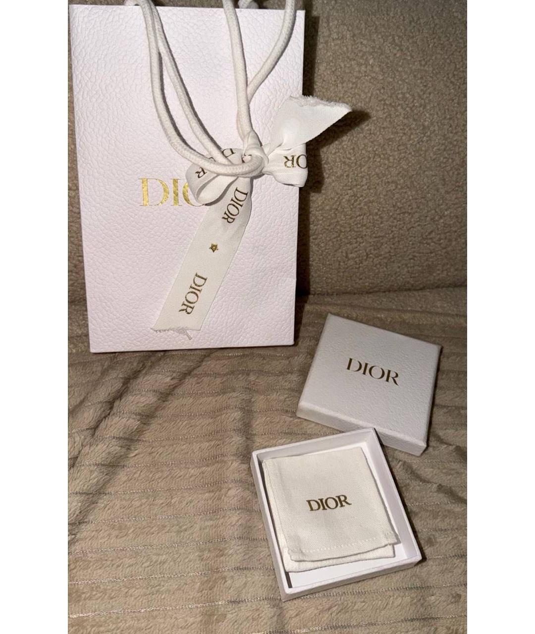 CHRISTIAN DIOR Золотые позолоченные серьги, фото 2