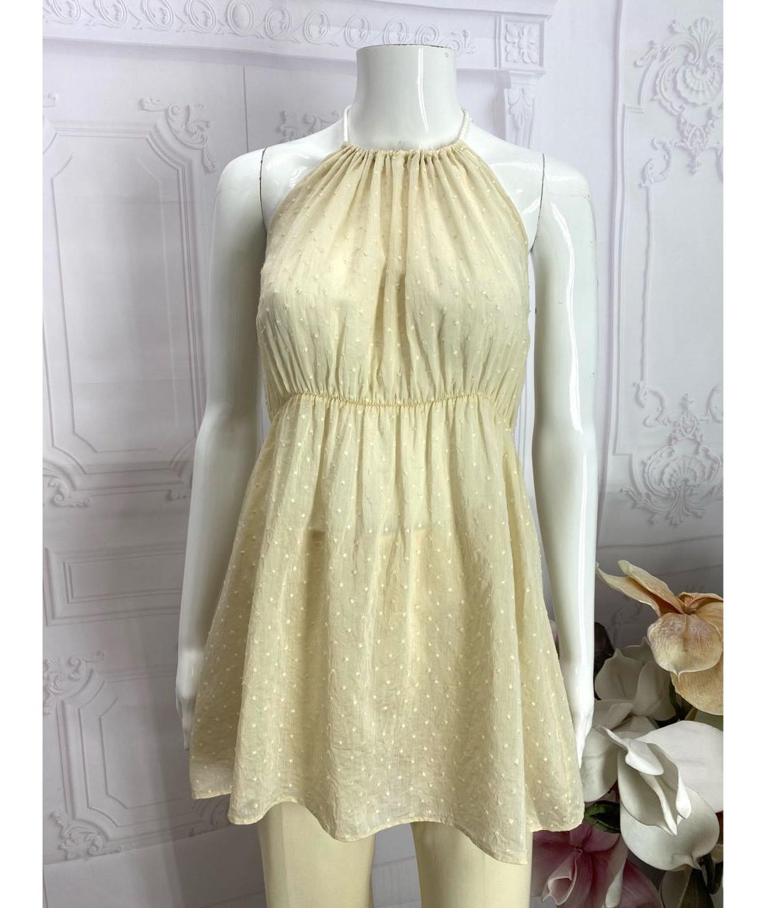 CHLOE Бежевая хлопковая майка, фото 6