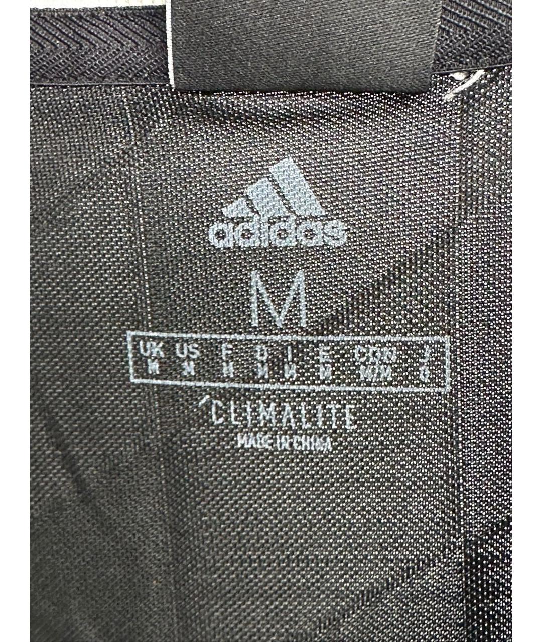 ADIDAS Черное поло с длинным рукавом, фото 4