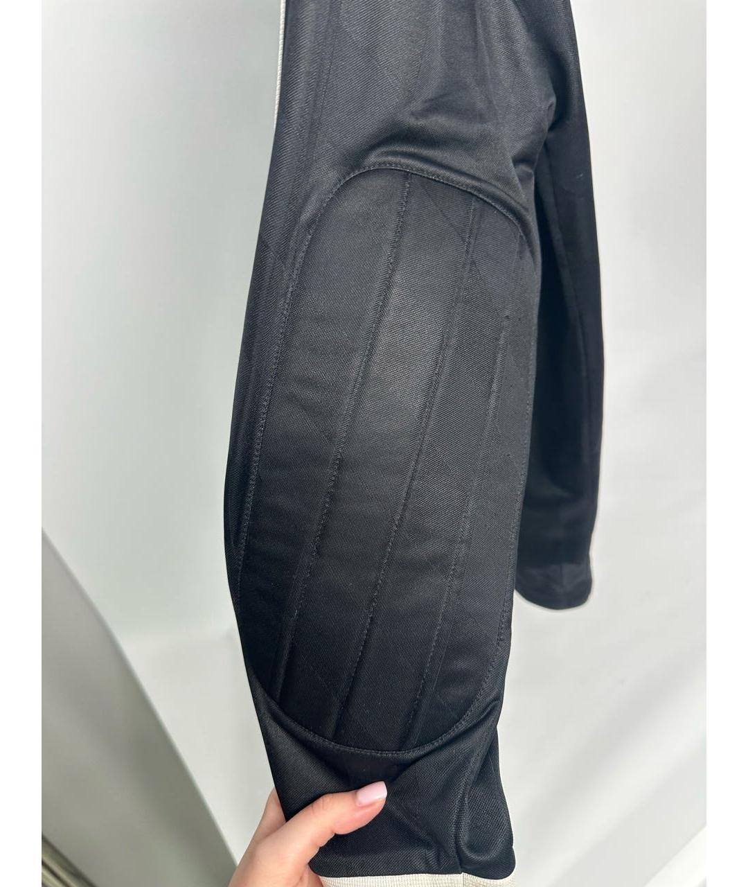 ADIDAS Черное поло с длинным рукавом, фото 6