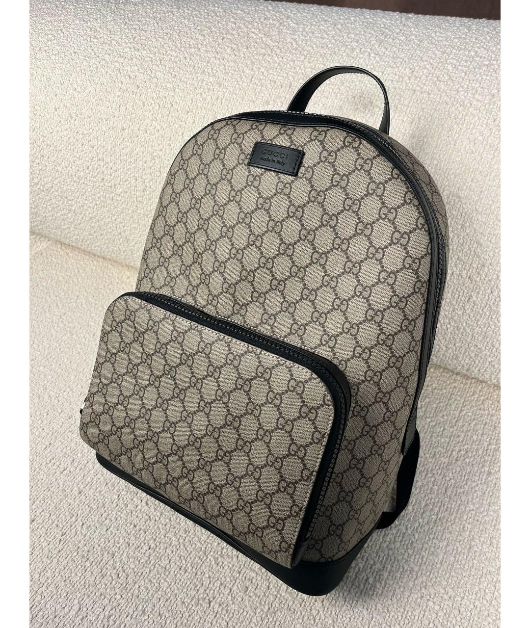 GUCCI Бежевый рюкзак, фото 5