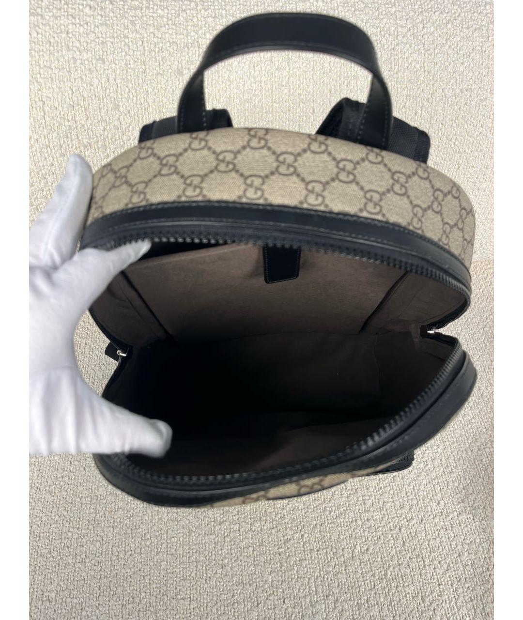 GUCCI Бежевый рюкзак, фото 4