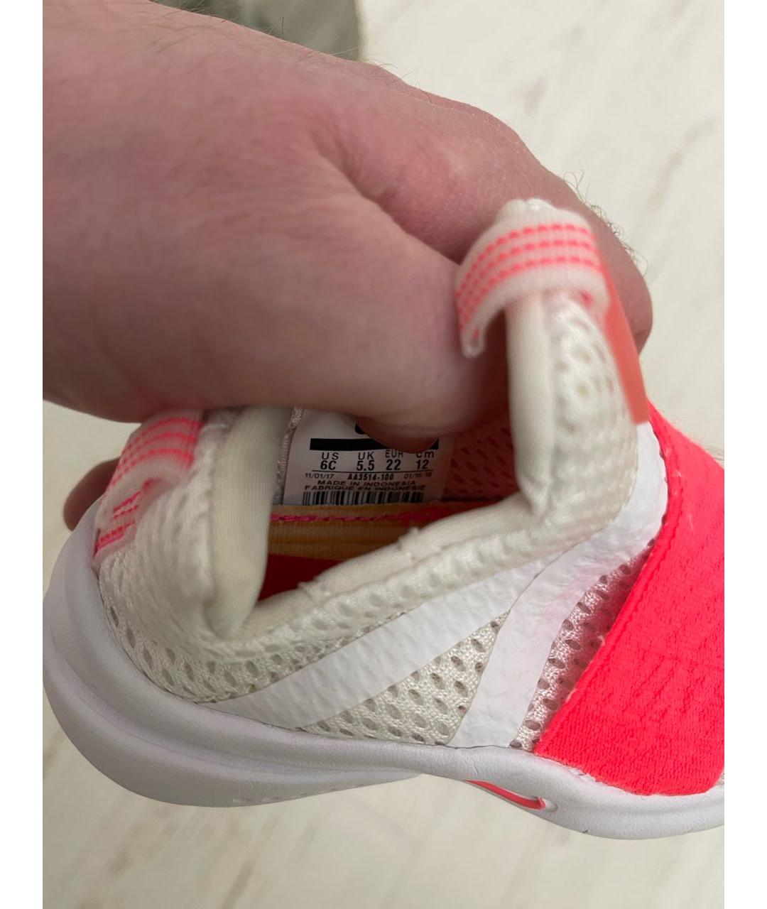 NIKE Белые текстильные кеды, фото 4