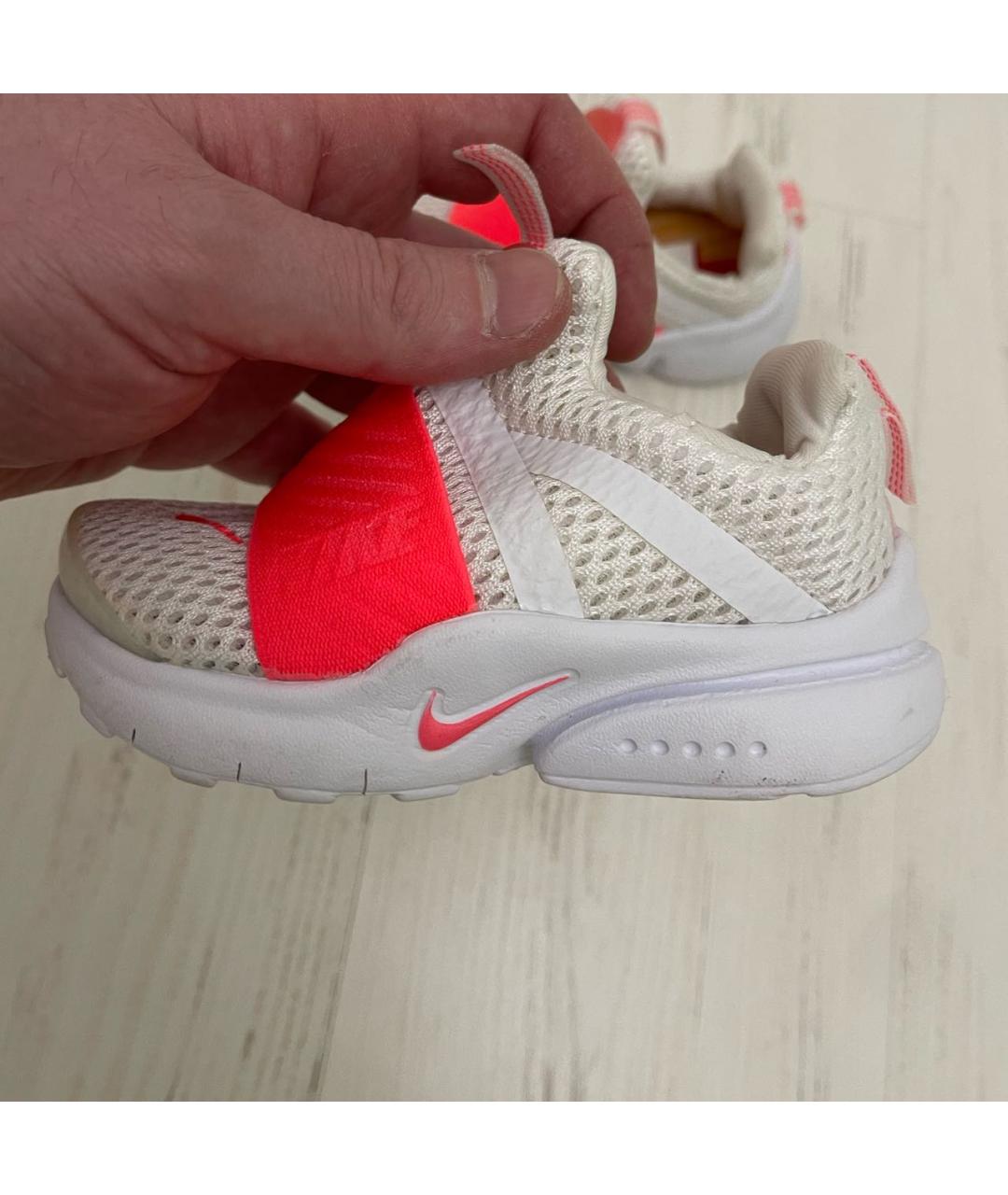 NIKE Белые текстильные кеды, фото 5