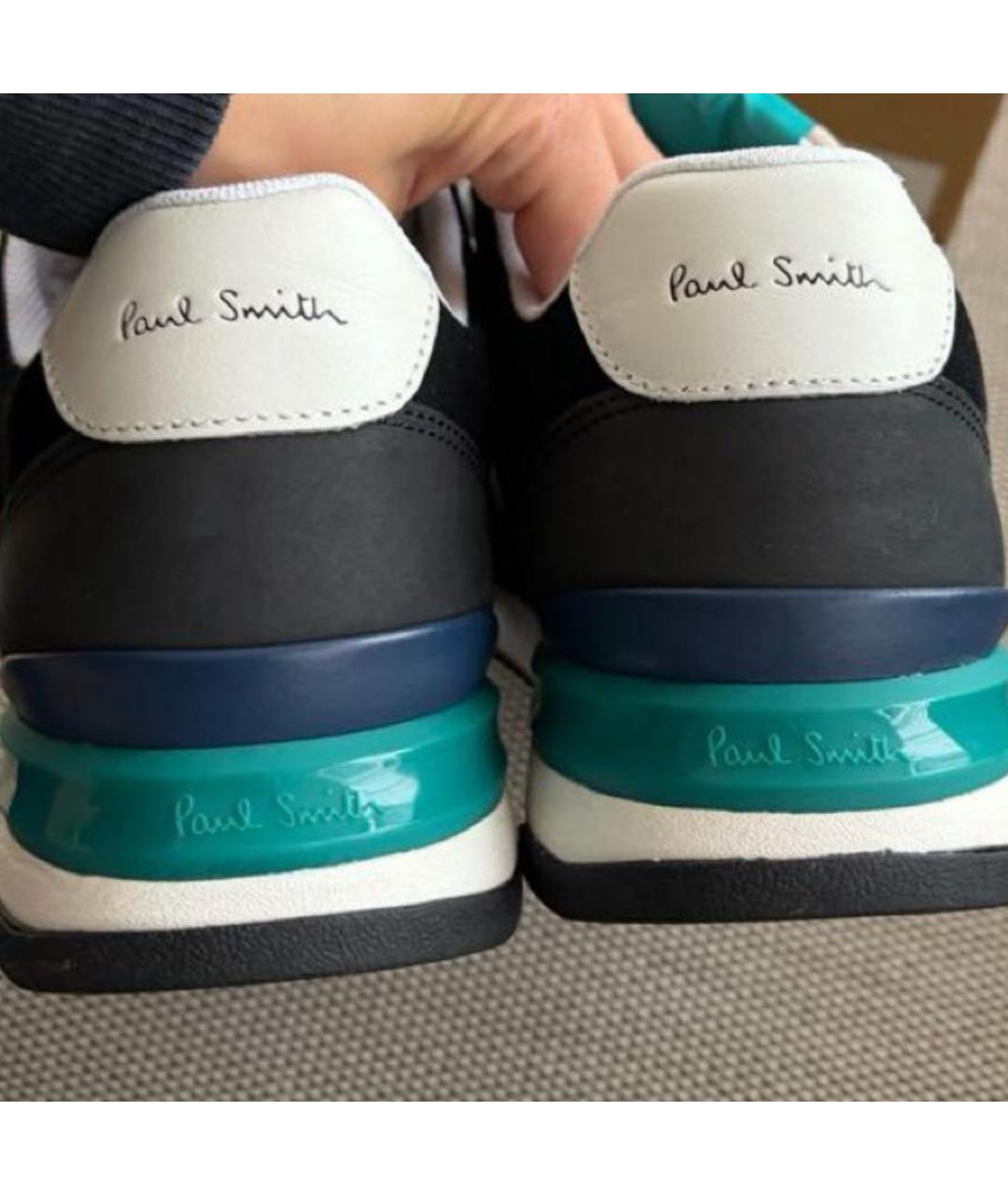 PAUL SMITH Мульти кожаные кроссовки, фото 3