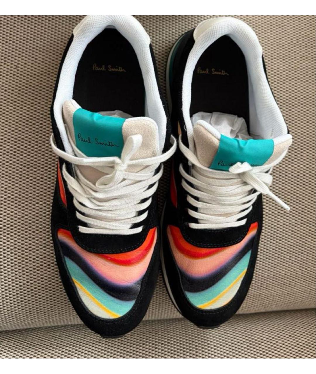 PAUL SMITH Мульти кожаные кроссовки, фото 2