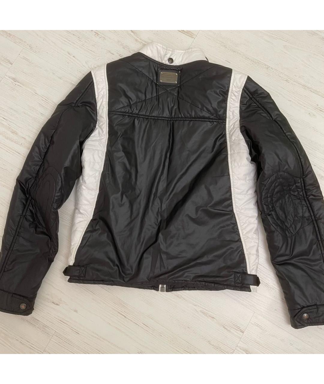 DOLCE&GABBANA Черная полиэстеровая куртка, фото 2