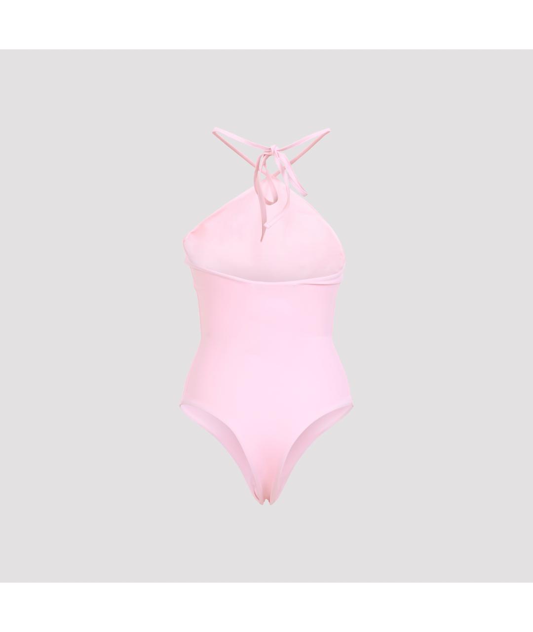 JACQUEMUS Розовый полиамидовый купальник, фото 4
