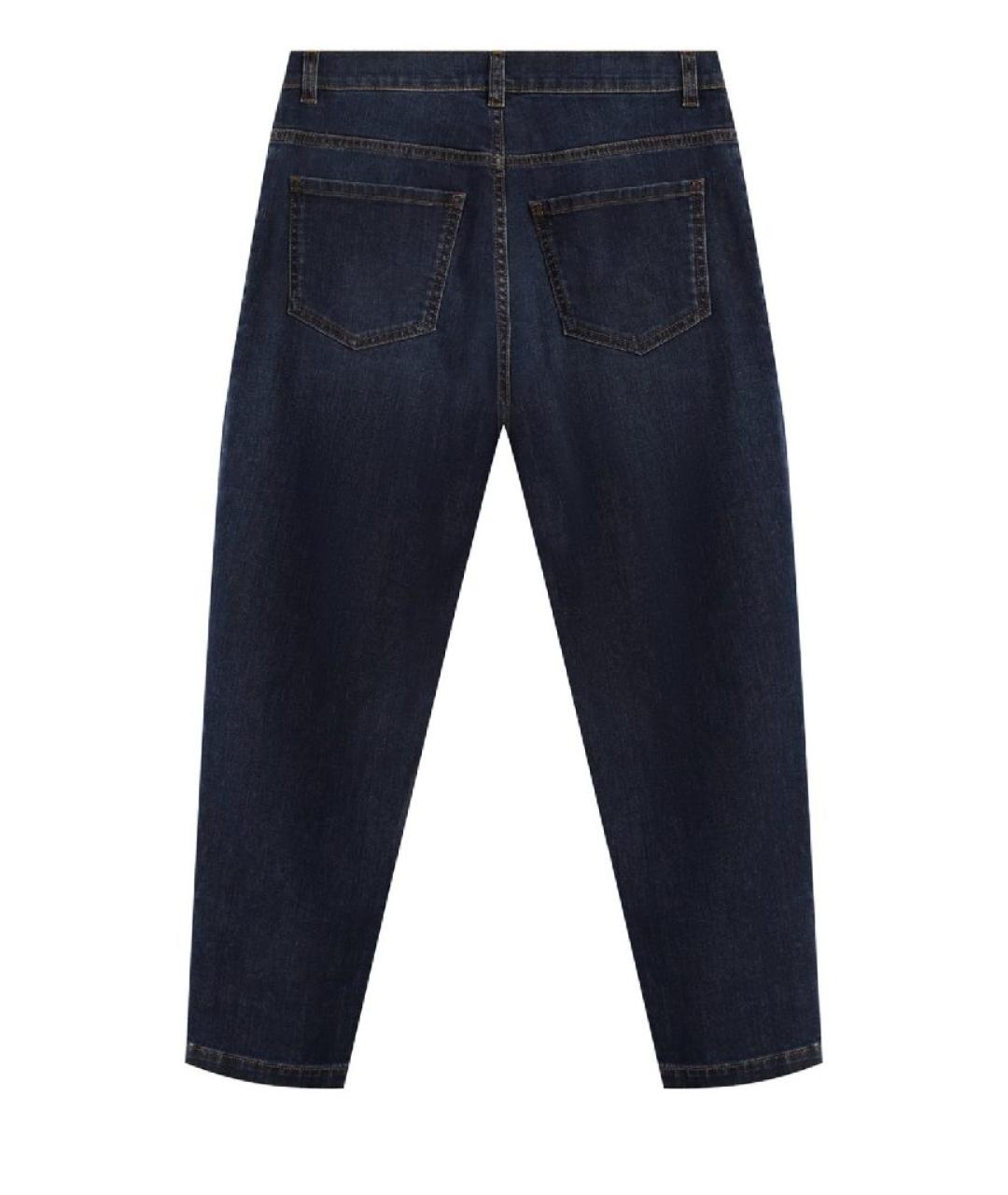 BALMAIN Темно-синие хлопковые детские джинсы, фото 2