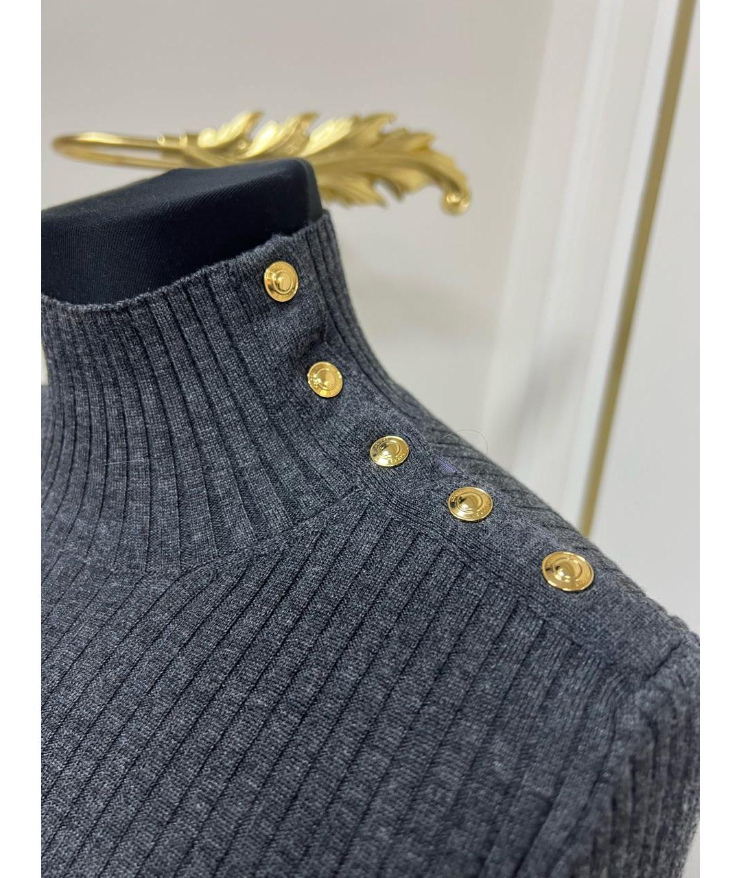GUCCI Серое повседневное платье, фото 6
