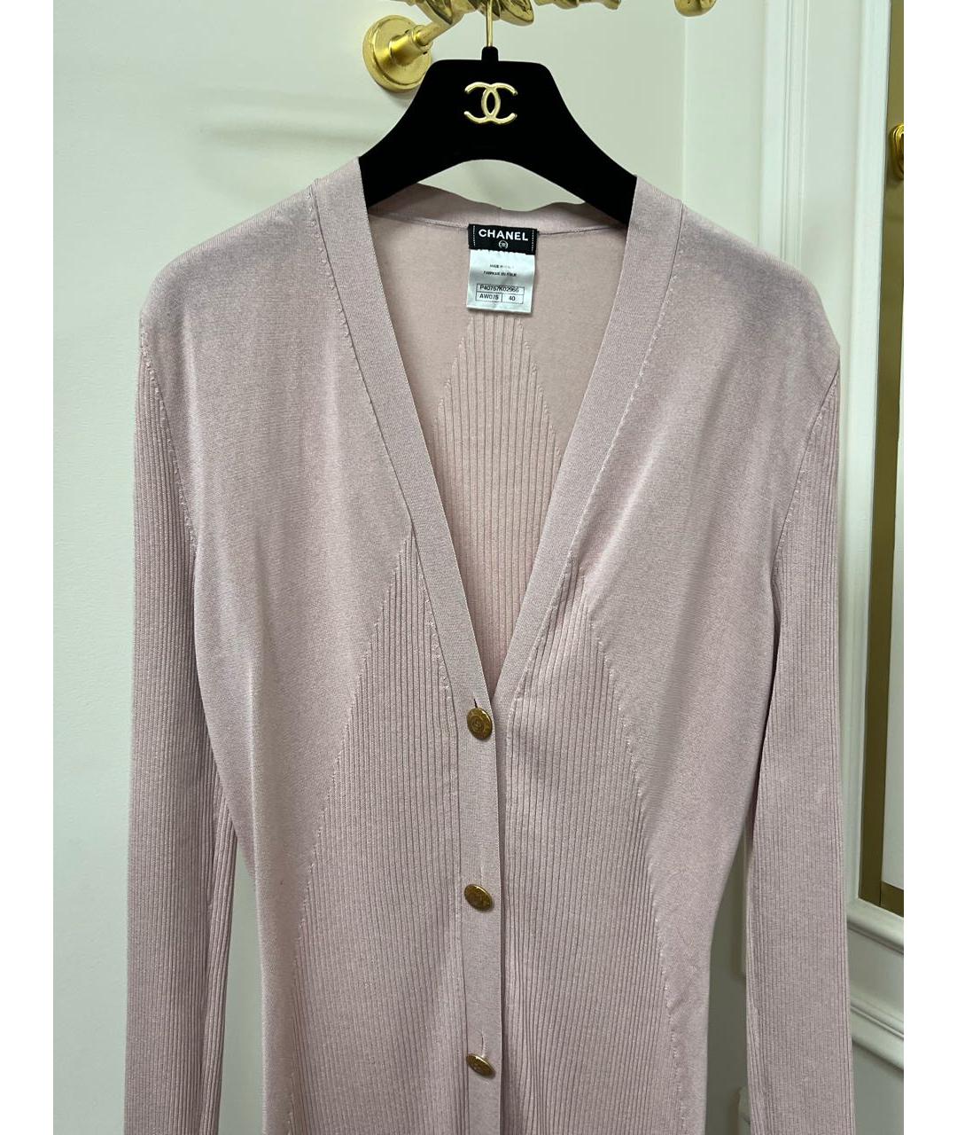 CHANEL Розовый кардиган, фото 3