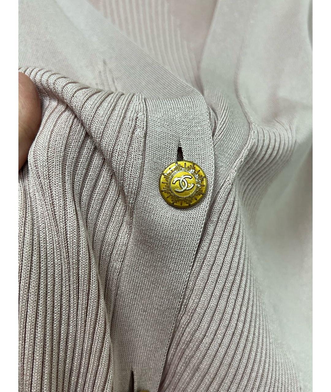 CHANEL Розовый кардиган, фото 4