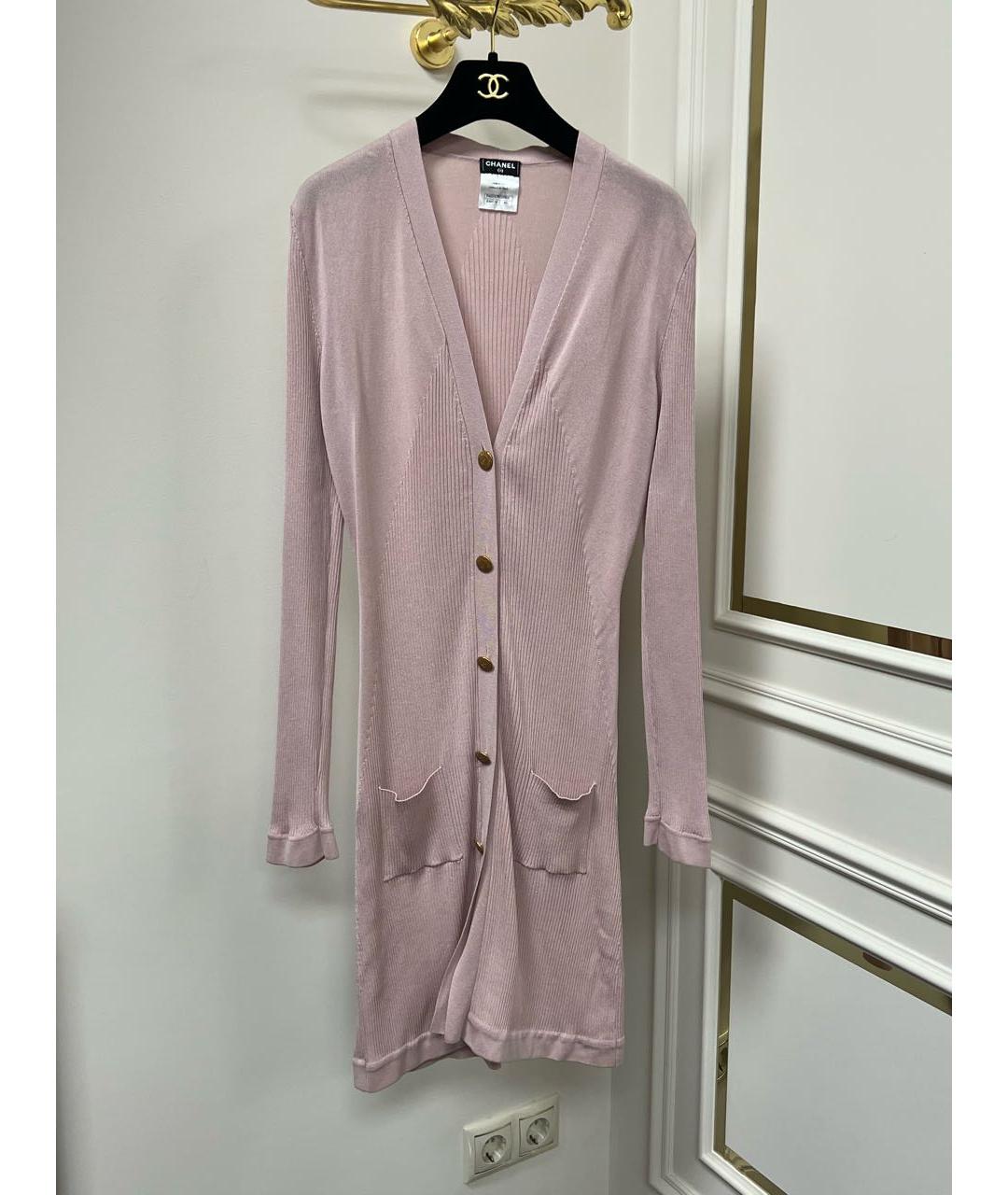 CHANEL Розовый кардиган, фото 2