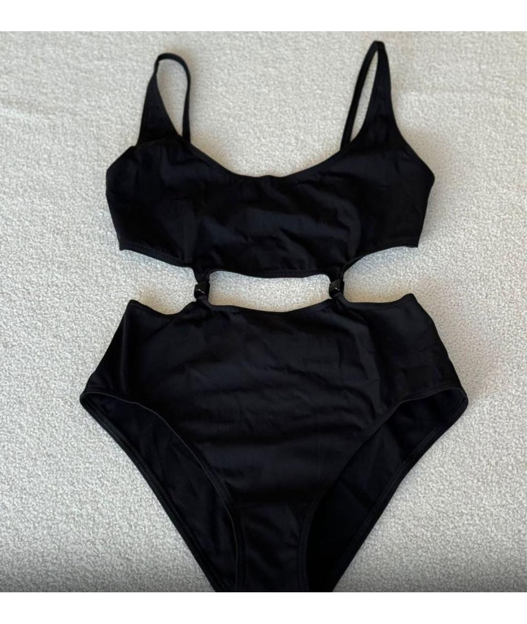 HERMES Черный полиэстеровый купальник, фото 9