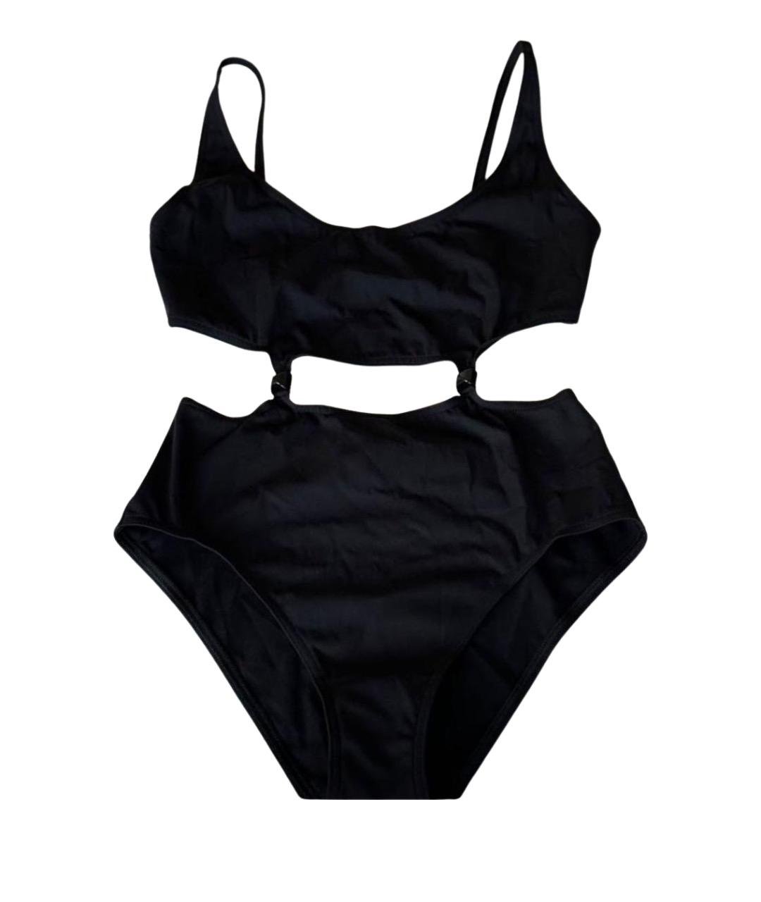 HERMES Черный полиэстеровый купальник, фото 1